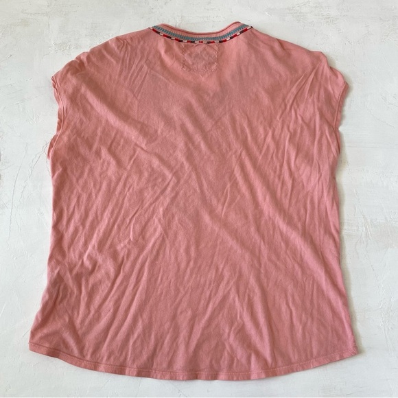 Johnny Was Dusty Pink Blouse Embroidered Size S - Picture 2 of 7